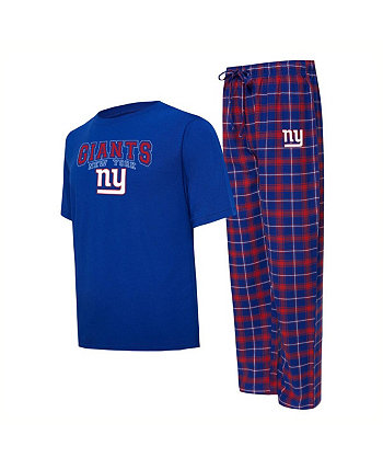 Мужской комплект для сна из красной футболки New York Giants Arctic и пижамных штанов Royal Concepts Sport