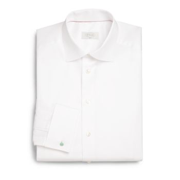 Приталенная классическая рубашка из твила с французскими манжетами Eton