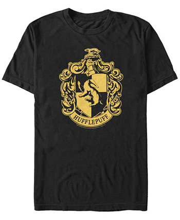 Гарри Поттер Мужская футболка с коротким рукавом с короткими рукавами Hogwarts House Hufflepuff FIFTH SUN