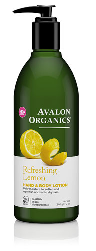 Avalon Organics Hand &amp; Освежающий лимонный лосьон для тела -- 12 унций Avalon Organics