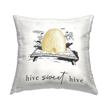 Stupell Home Decor Sweet Hive Vintage Country Insect Throw Pillow Stupell Home Decor