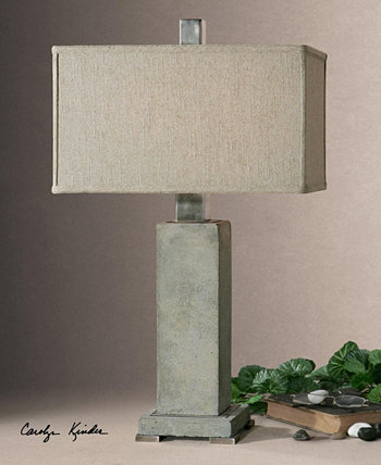 Настольная лампа из бетона Risto Uttermost