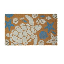 Sea Turtle Coir Doormat SUMMER-PVT
