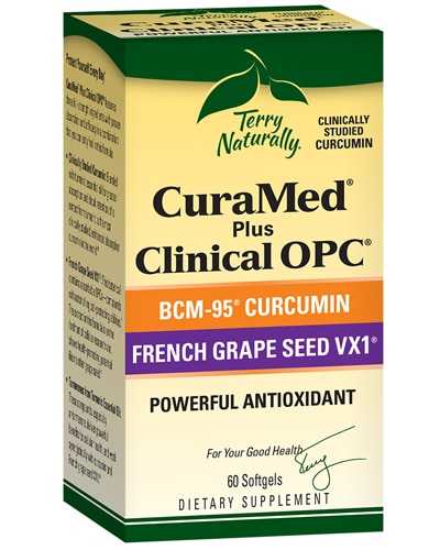 Terry Naturally CuraMed + OPC — 60 мягких капсул Terry Naturally