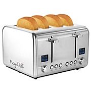 MegaChef 4-Slice Stainless Steel Toaster MegaChef