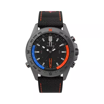 Expedition North® Tide-Temp-Compass Black 43MM Watch Timex