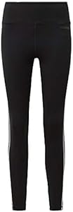 adidas Women's Designed 2 Move 3-Stripes High-Rise Long Tights Adidas