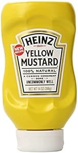 Heinz Yellow Mustard, 14 Ounce (Pack of 12) by Heinz Heinz