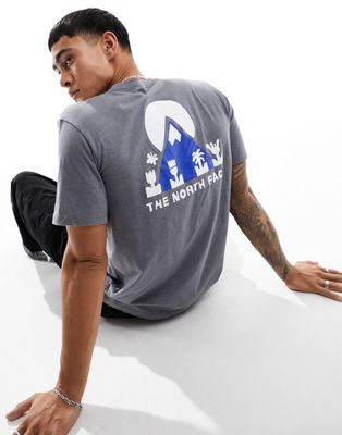 Серая футболка с принтом на спине The North Face эксклюзивно для ASOS The North Face