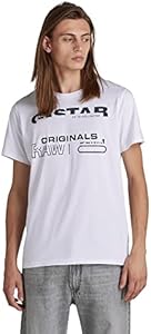 Футболка G-Star Men's Logo Raw из органического хлопка с коротким рукавом G-Star