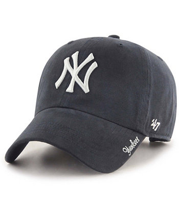 Женская регулируемая шляпа Miata Clean Up Navy New York Yankees '47 Brand