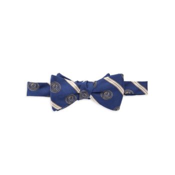 Полосатый шелковый галстук-бабочка Collegiate Collection Brooks Brothers
