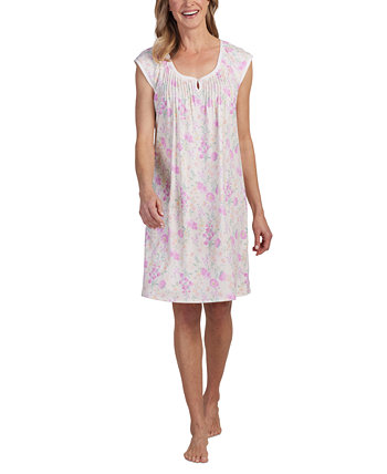 Women's Sleeveless Floral Nightgown Miss Elaine