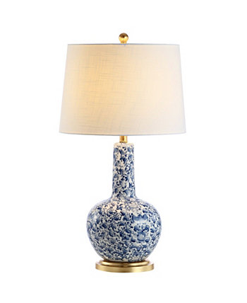 Классическая светодиодная настольная лампа Chinois Ceramic and Iron Cottage JONATHAN Y