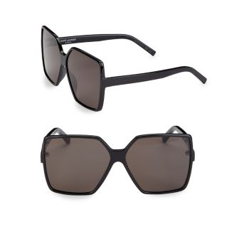 Квадратные солнцезащитные очки New Wave Betty 63 мм Saint Laurent