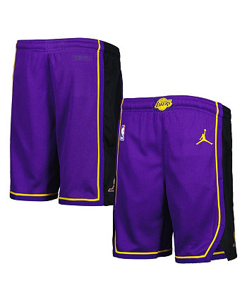 Фиолетовые шорты Big Boys Los Angeles Lakers Statement Edition Swingman Performance Jordan
