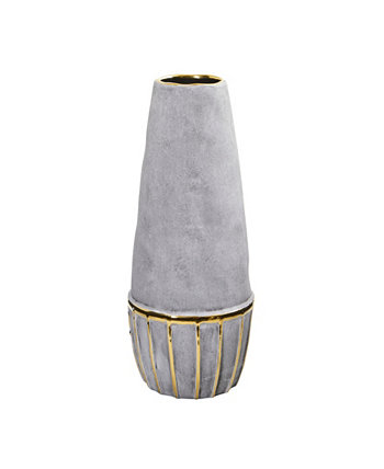 15-дюймовая декоративная ваза из камня Regal с золотыми вставками NEARLY NATURAL