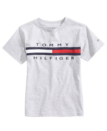 Хлопковая футболка с графическим принтом, Little Boys Tommy Hilfiger