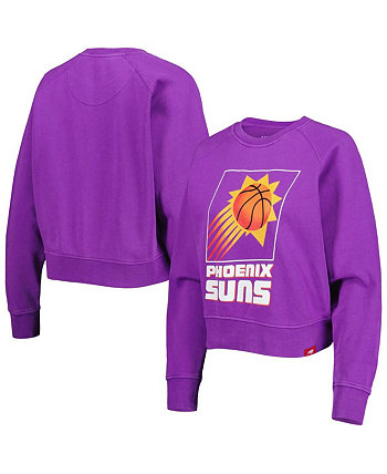 Женская фиолетовая толстовка с пуловером Ashlyn Raglan Purple Phoenix Suns Hardwood Classics Sportiqe