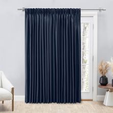 Grasscloth 2/Way Pinch Pleated w/Back Tabs Patio Panel Ricardo Trading