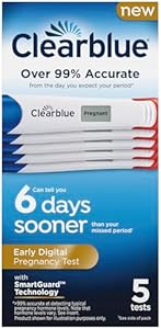 Clearblue Early Digital Pregnancy Test, Early Detection at Home Pregnancy Test, 2 Ct Clearblue