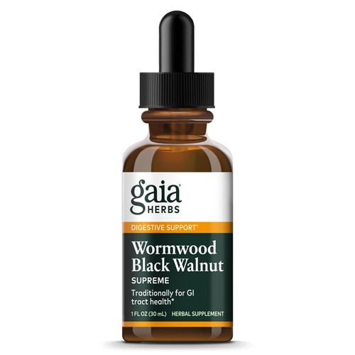 Gaia Herbs Wormwood Black Walnut Supreme - 1 жидкая унция Gaia Herbs