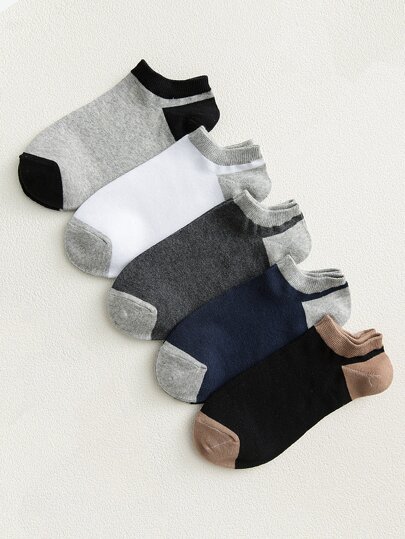 Контрастный цвет Мужские носки YU&MA1268 SOCKS Store
