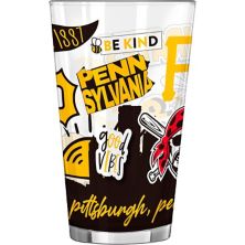Pittsburgh Pirates 16oz. Native Pint Glass Unbranded