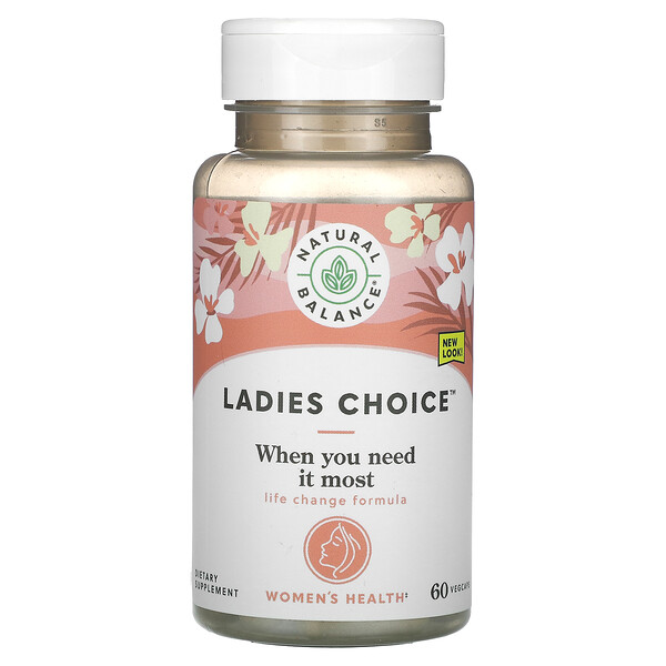 Ladies Choice - Поддержка женских гормонов - 60 капсул - Natural Balance Natural Balance