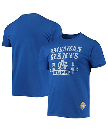 Мужская футболка с надписью Royal Chicago American Giants Negro League Stitches