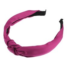 Satin Knot Headband Hairband For Women 1.2 Inch Wide Unique Bargains