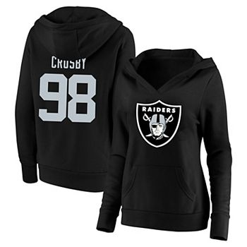 Женская Футболка Fanatics Maxx Crosby Черная Las Vegas Raiders Fanatics Brands - White Label