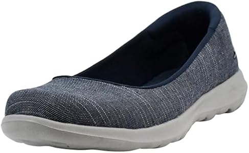 Женские туфли SKECHERS Go Walk Lite - Susie из мягкого денима с удобной застёжкой Skechers