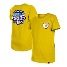Girls Youth 5th & Ocean by New Era Yellow Nashville SC Color Changing T-Shirt 5th & Ocean by New Era