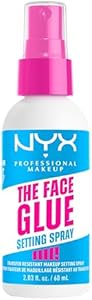 NYX PROFESSIONAL MAKEUP The Face Glue Setting Spray, Transfer-Resistant Waterproof Setting Spray, Up to 24HR Make Up Wear Nyx