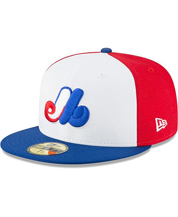 Men's White Montreal Expos Cooperstown Collection Wool 59FIFTY Fitted Hat New Era