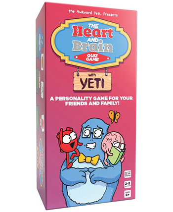 The Awkward Yeti Presents, набор викторин "Сердце и мозг", 600 предметов Nutt Heads