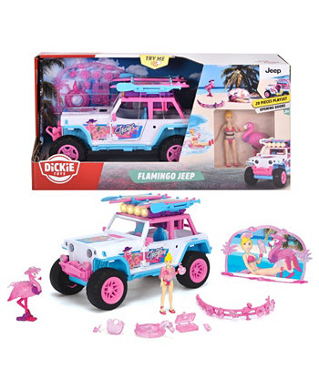 - Игровой набор Light Sound Jeep Flamingo Dickie Toys