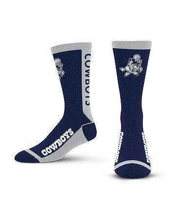Мужские и женские классические носки Dallas Cowboys Throwback MVP Crew Sock For Bare Feet