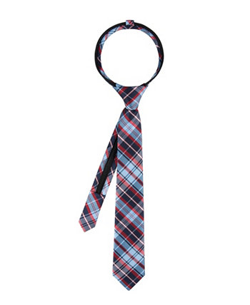 Классический клетчатый галстук с застежкой-молнией для мальчиков Tommy Hilfiger