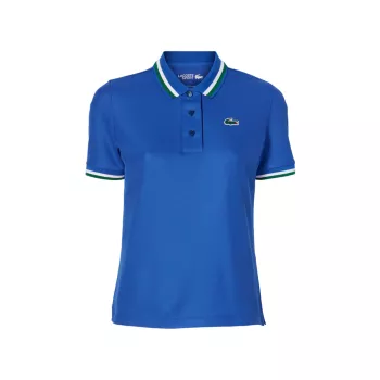 Lacoste x Bandier Heritage Cropped Performance Polo Lacoste X Bandier