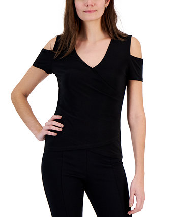 Женский топ с открытыми плечами и V-образным вырезом, созданный для Macy's INC International Concepts
