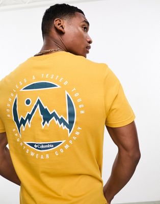 Желтая футболка Columbia Brice Creek эксклюзивно для ASOS Columbia