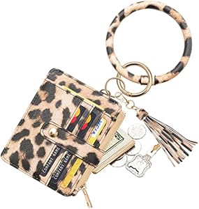 Брелок с карабином COOLANS Wristlet Bracelet Keychain Credit Card Holder Purse COOLANS