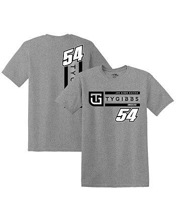 Мужская футболка Heather Grey Ty Gibbs Lifestyle Joe Gibbs Racing Team Collection