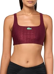 Lacoste x Bandier Women's Monogram Print Sports Bra Lacoste