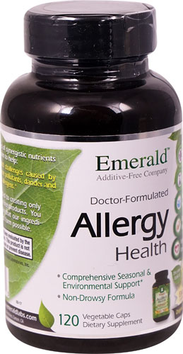 Здоровье при аллергии — 90 растительных капсул Emerald Labs