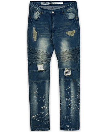 Мужские джинсы скинни Mulberry Moto больших и высоких размеров Reason