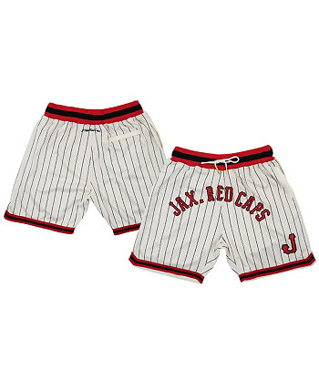 Мужские кремовые шорты Jacksonville Red Caps Replica Mesh Shorts Rings & Crwns