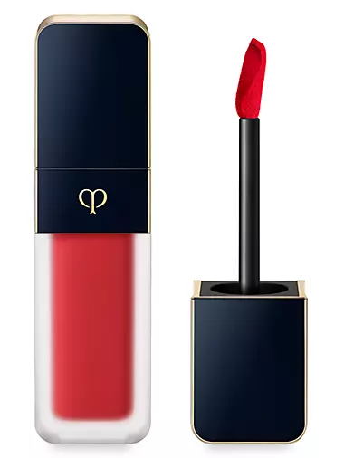 Матовая жидкая помада Cream Rouge Matte с аргановым маслом, 79 г, стойкий цвет и увлажнение Cle De Peau